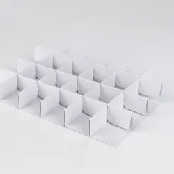24 Choc Criss Cross Dividers; White